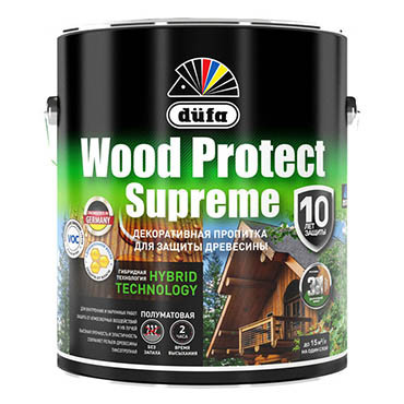 WOOD PROTECT Supreme, горная сосна 2,5л "Dufa" Пропитка WOOD PROTECT Supreme, горная сосна 2,5л "Dufa" Пропитка